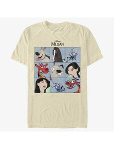 Koszulka męska Merch Disney Mulan - Fave Characters Unisex T-Shirt Natural