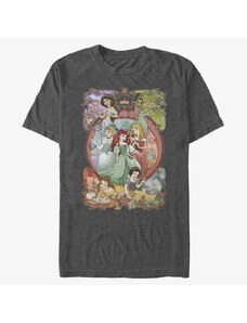 Koszulka męska Merch Disney Princesses - Princess Power Unisex T-Shirt Dark Heather Grey