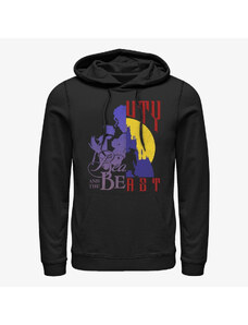 Męska bluza z kapturem Merch Disney Beauty & The Beast - Beauty Split Unisex Hoodie Black