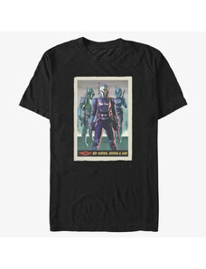 Koszulka męska Merch Star Wars: The Mandalorian - Bo-Katan & Co Card Men's T-Shirt Black