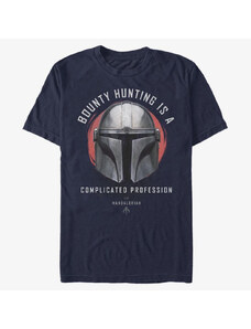 Koszulka męska Merch Star Wars: The Mandalorian - Bounty Goals Men's T-Shirt Navy Blue