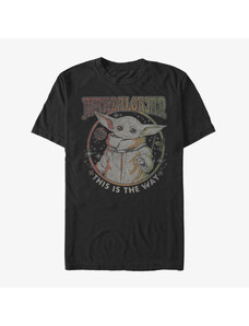 Koszulka męska Merch Star Wars: Mandalorian - Mandalorian Bloom Men's T-Shirt Black