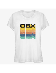 Koszulka damska Merch Netflix Outer Banks - OBX Rainbow Stack Women's T-Shirt White