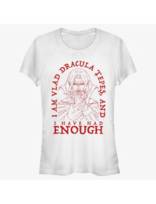 Koszulka damska Merch Netflix Castlevania - Had Enough Women's T-Shirt White