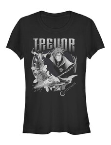 Koszulka damska Merch Netflix Castlevania - Trevor Badge Women's T-Shirt Black