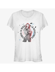 Koszulka damska Merch Netflix Money Heist - La Resistencia Badge Women's T-Shirt White