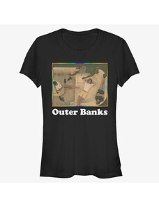 Koszulka damska Merch Netflix Outer Banks - CLASSIC GROUP SHOT Women's T-Shirt Black