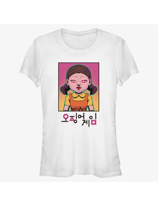 Koszulka damska Merch Netflix Squid Game - Neon Doll Women's T-Shirt White