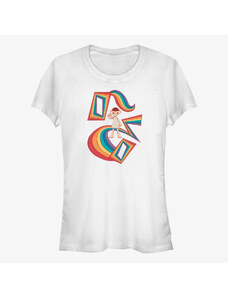 Koszulka damska Merch Netflix Stranger Things - 11 Rainbow Women's T-Shirt White