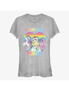 Koszulka damska Merch Hasbro My Little Pony - Trust Your Magic Women's T-Shirt Heather Grey