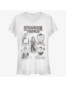 Koszulka damska Merch Netflix Stranger Things - DnD Classes Women's T-Shirt White