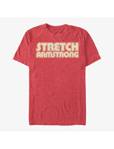 Koszulka męska Merch Hasbro Stretch Armstrong - Vintage Logo Men's T-Shirt Vintage Heather Red