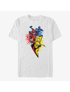 Koszulka męska Merch Hasbro Vault Power Rangers - Primary Rangers Men's T-Shirt White