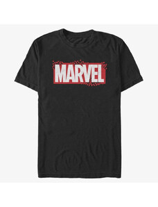 Koszulka męska Merch Marvel - Marvel Small Blocks Men's T-Shirt Black