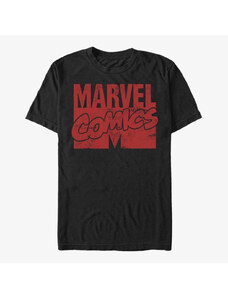 Koszulka męska Merch Marvel - LOGO DISTRESSED Men's T-Shirt Black