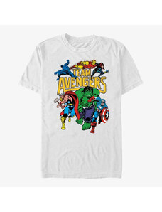 Koszulka męska Merch Marvel Avengers Classic - Avengers Assemble Men's T-Shirt White