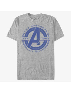 Koszulka męska Merch Marvel Avengers Classic - Avengers Initiative Men's T-Shirt Heather Grey