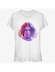 Koszulka damska Merch Netflix Stranger Things - Eleven Big Face Women's T-Shirt White