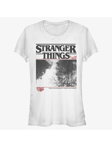 Koszulka damska Merch Netflix Stranger Things - Upside Photo Women's T-Shirt White