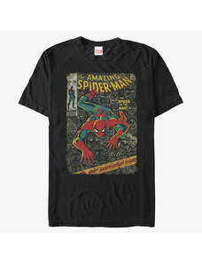 Koszulka męska Merch Marvel Spider-Man Classic - Spidey Front Cover Men's Black