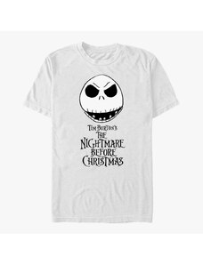 Koszulka męska Merch Disney Nightmare Before Christmas - TNBC JACK White