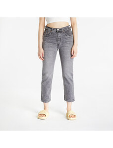 Damskie dżinsy Levi's  501 Crop Jeans Gray Worn In