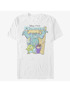 Koszulka męska Merch Pixar Monster's Inc. - Pastel Monsters Unisex T-Shirt White