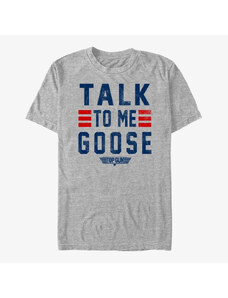 Koszulka męska Merch Paramount Top Gun - Goose Talk Stack Unisex T-Shirt Heather Grey