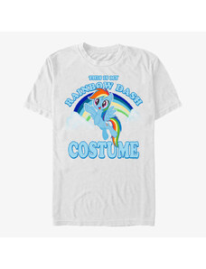 Koszulka męska Merch Hasbro Vault My Little Pony - Rainbow Costume Unisex T-Shirt White