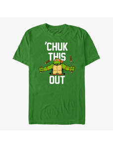 Koszulka męska Merch Nickelodeon Teenage Mutant Ninja Turtles - I PREFER THE NUNCHUCKS Unisex T-Shirt Kelly Green