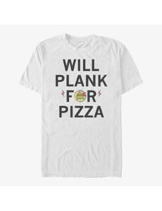 Koszulka męska Merch Nickelodeon Teenage Mutant Ninja Turtles - PLANK FOR PIZZA Unisex T-Shirt White