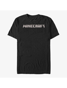 Koszulka męska Merch Minecraft - MINECRAFT LOGO BLACK Unisex T-Shirt Black