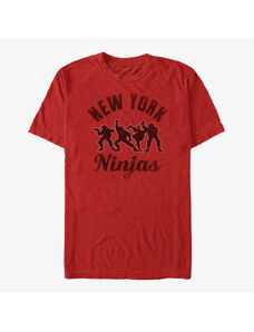 Koszulka męska Merch Nickelodeon Teenage Mutant Ninja Turtles - Silhouette Ninjas Unisex T-Shirt Red
