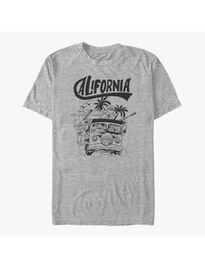 Koszulka męska Merch Nickelodeon Teenage Mutant Ninja Turtles - CALIFORNIA Unisex T-Shirt Heather Grey
