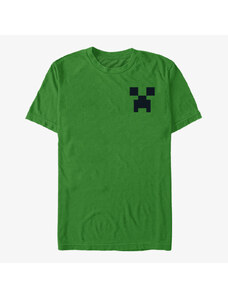 Koszulka męska Merch Minecraft - CREEPER POCKET Unisex T-Shirt Kelly Green