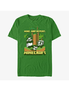 Koszulka męska Merch Minecraft - PANDAMONIUM Unisex T-Shirt Kelly Green