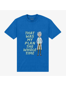 Koszulka męska Merch Park Agencies - Rick and Morty My Plan Unisex T-Shirt Royal Blue