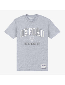 Koszulka męska Merch Park Agencies - Oxford University Crest Unisex T-Shirt Sport Grey