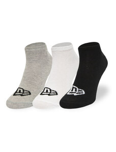 Męskie skarpety New Era Flag Sneaker 3-Pack Black/ White/ Gray