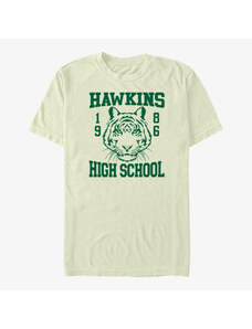 Koszulka męska Merch Netflix Stranger Things - Hawkins High School 1986 Men's T-Shirt Natural