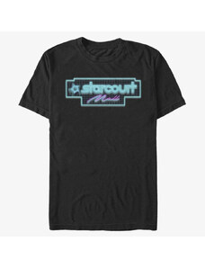 Koszulka męska Merch Netflix Stranger Things - Neon Starcourt Men's T-Shirt Black