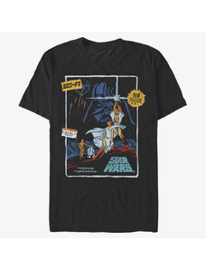 Koszulka męska Merch Star Wars - VINT VHS Men's T-Shirt Black