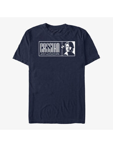 Koszulka męska Merch Star Wars: Andor - Cassian Andor Portrait Men's T-Shirt Navy Blue
