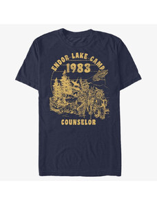 Koszulka męska Merch Star Wars: Classic - Ewok Camper Men's T-Shirt Navy Blue