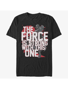 Koszulka męska Merch Star Wars: Classic - Force Stack Vader Men's T-Shirt Black
