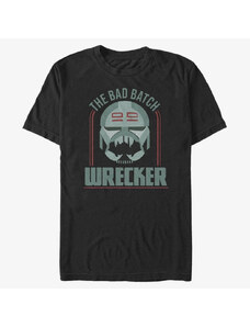 Koszulka męska Merch Star Wars: Clone Wars - Bad Batch Badge Men's T-Shirt Black