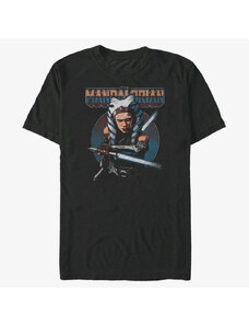 Koszulka męska Merch Star Wars: Mandalorian - Ahsoka Circle Men's T-Shirt Black