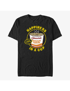 Koszulka męska Merch Maruchan - HAPPINESS IN A CUP - MUMA0BSYSC_62RED Unisex T-Shirt Black