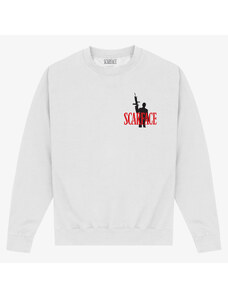 Męska bluza z kapturem Merch Scarface - Scarface Sunset Unisex Sweatshirt White
