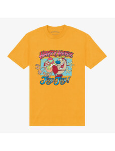 Koszulka męska Merch Park Agencies - Ren & Stimpy Joy Joy Unisex T-Shirt Yellow